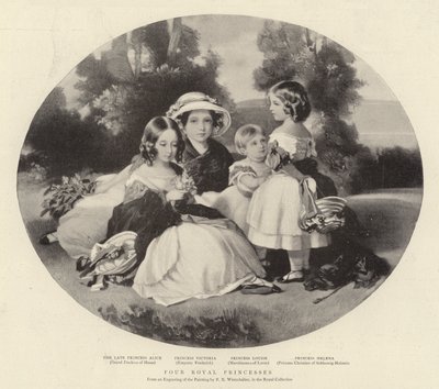 Cuatro princesas reales de Franz Xaver Winterhalter